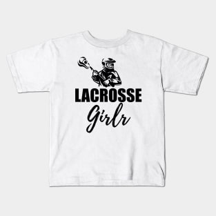 Lacrosse Girl Kids T-Shirt